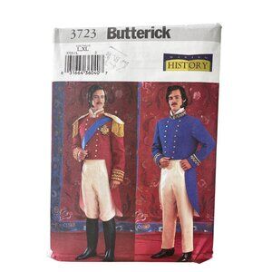 Butterick 3723 19th Century Costume Pattern Size L-XL Napolean Tailcoat UNCUT